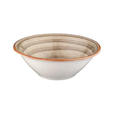 Bonna China Earth dia.6.25" h:2" 13 oz. Round Brown Porcelain Bowl (Set of 4)